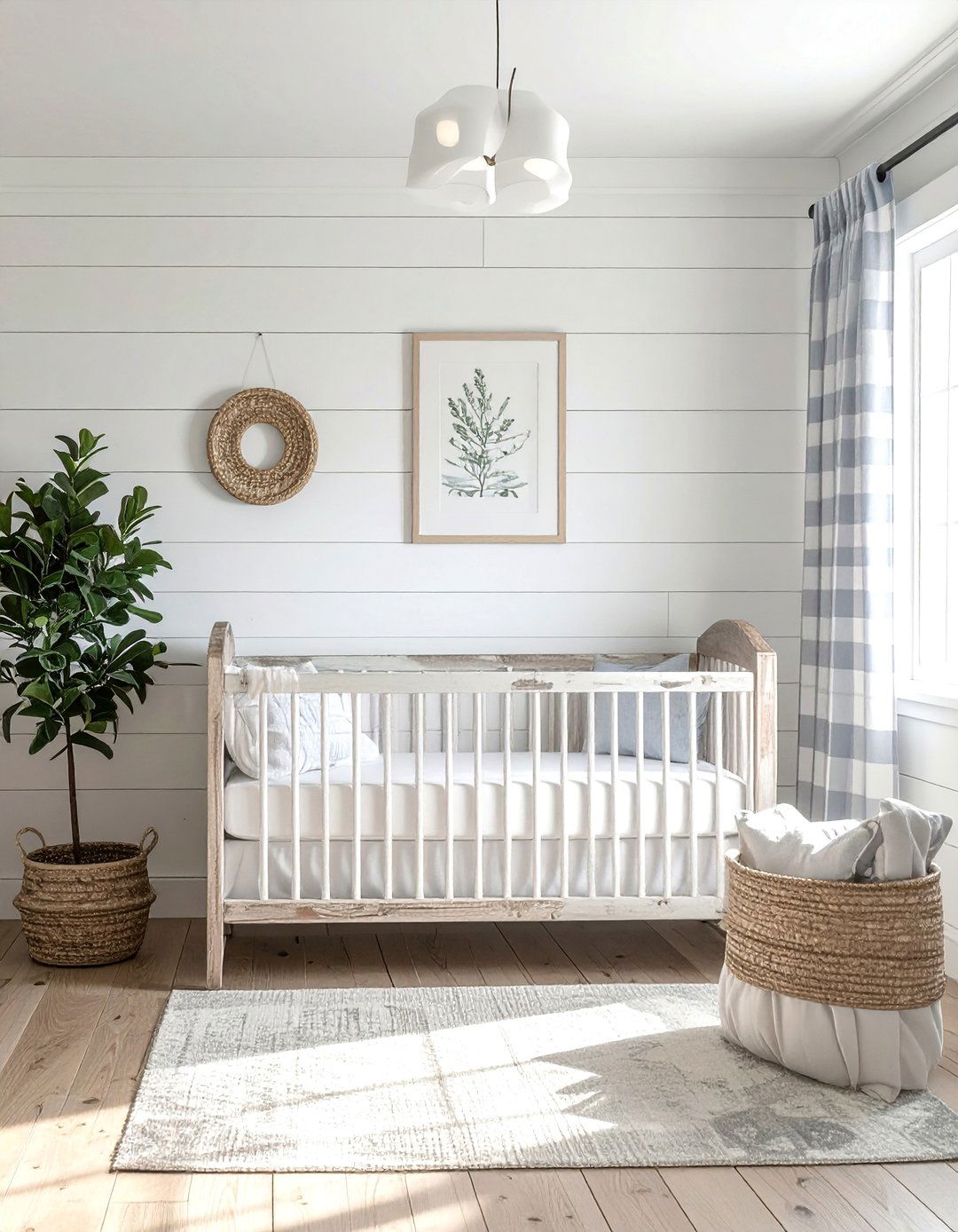 Gentle Farmhouse Nursery - 40 Adorable Nursery Ideas for Your Baby's Room