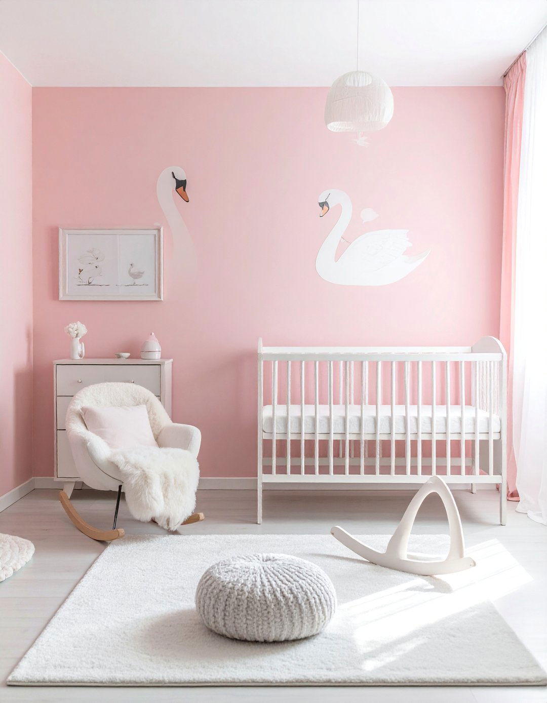 Gentle Swan Lake Nursery - 40 Adorable Nursery Ideas for Your Baby's Room