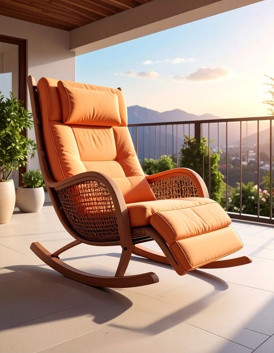 Glider Seating - 40 Cozy Outdoor Seating Ideas for Your Backyard