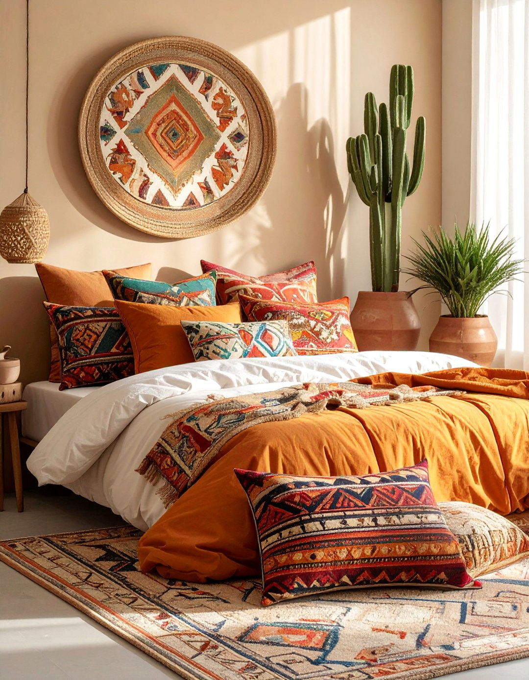 Global Inspired Patterns and Prints - 20 Bohemian Desert Decor Ideas for a Warm and Inviting Home