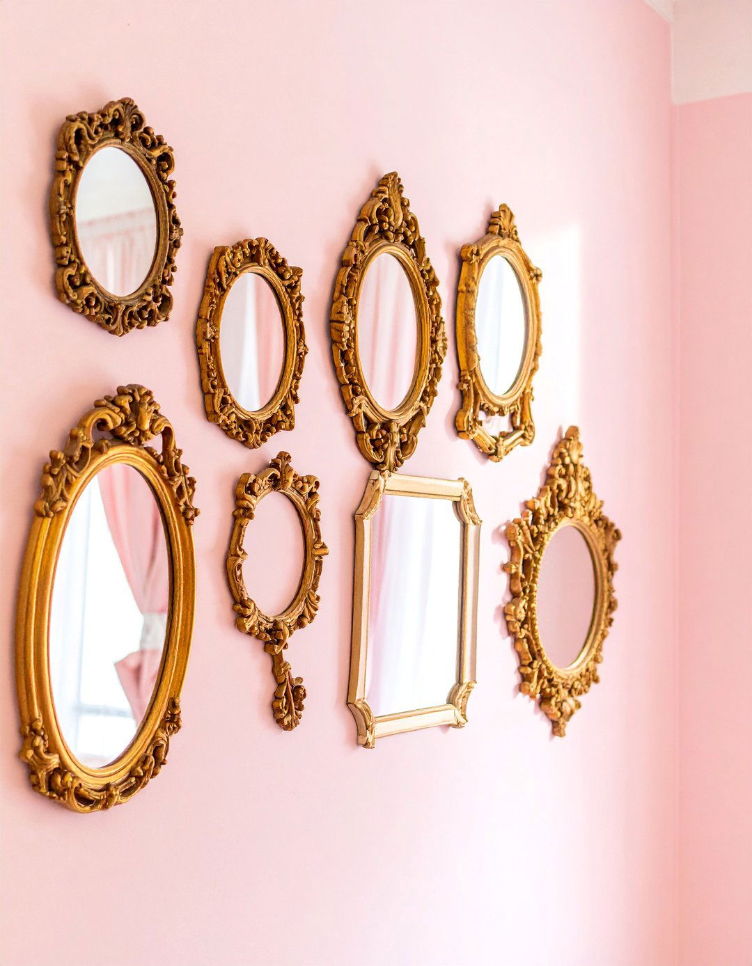 Gold Framed Ornate Mirrors - 25 Princess Room Ideas for a Dreamy Kids Room