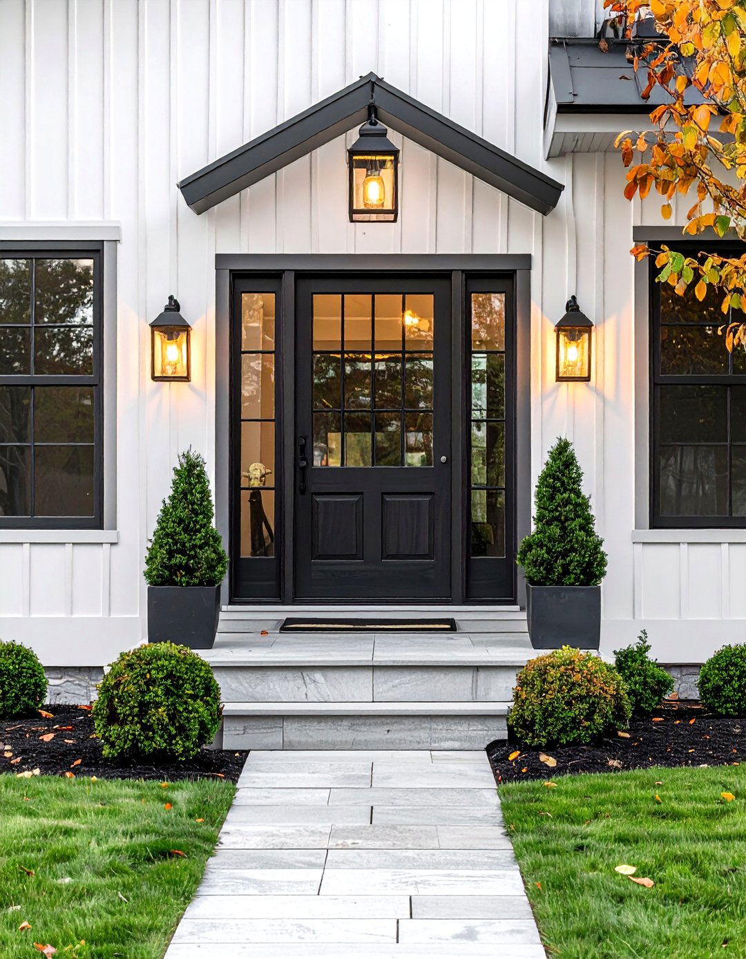 Gooseneck Barn Light Fixtures - 20 Front Porch Lighting Ideas to Enhance Your Home's Curb Appeal