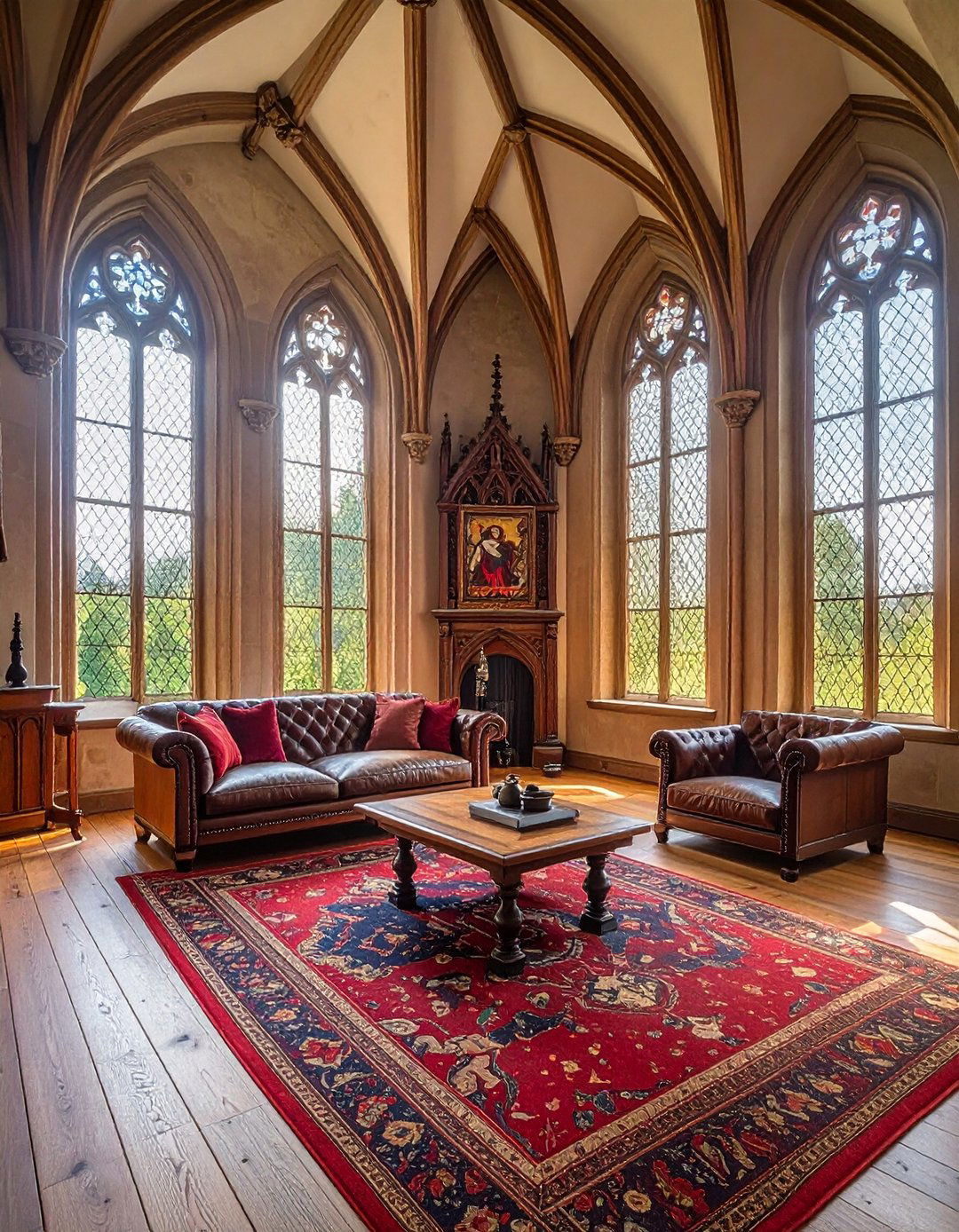 Gothic Architecture Elements and Moldings - 20 Castle Living Room Ideas for a Royal Ambiance