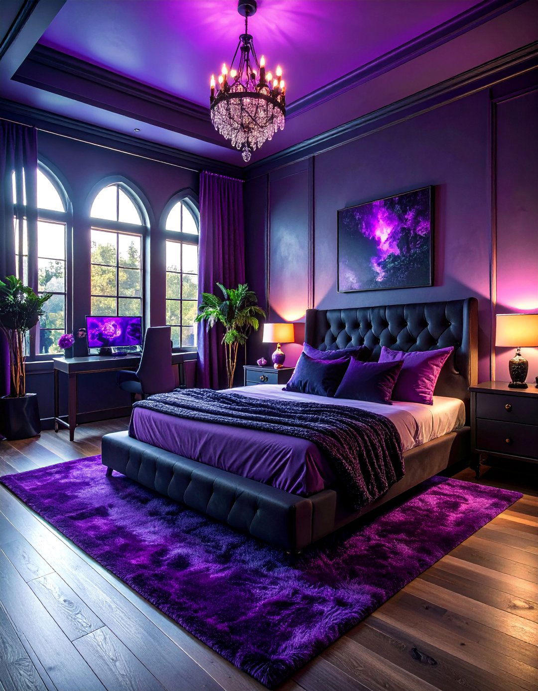 Gothic Gaming Sanctuary - 20 Gamer Girl Room Ideas for a Fun and Stylish Setup