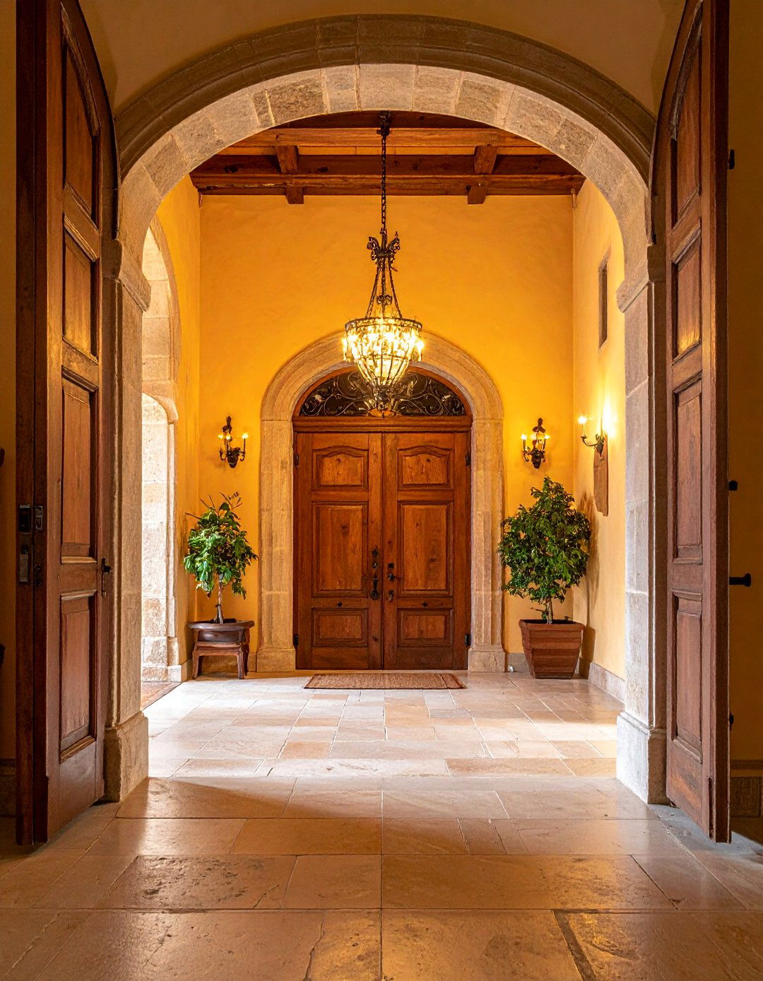 Grand Entrance and Reception Areas - 20 Castle Living Room Ideas for a Royal Ambiance