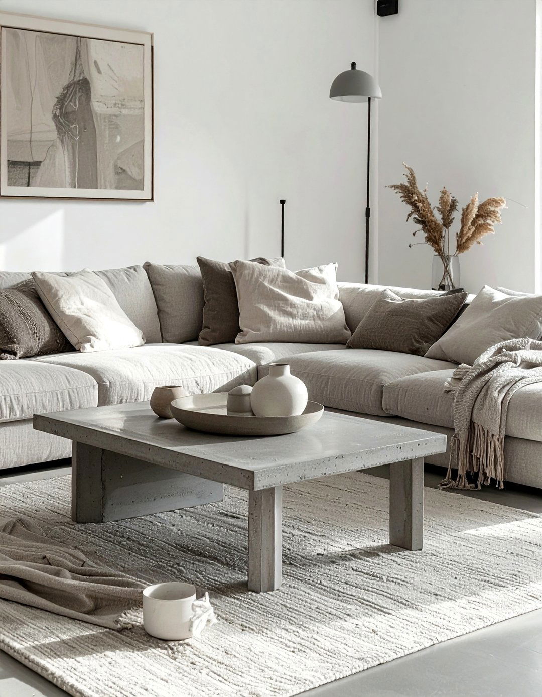 Greige Monochromatic Living Room - 25 Monochromatic Living Room Ideas for a Cohesive Look