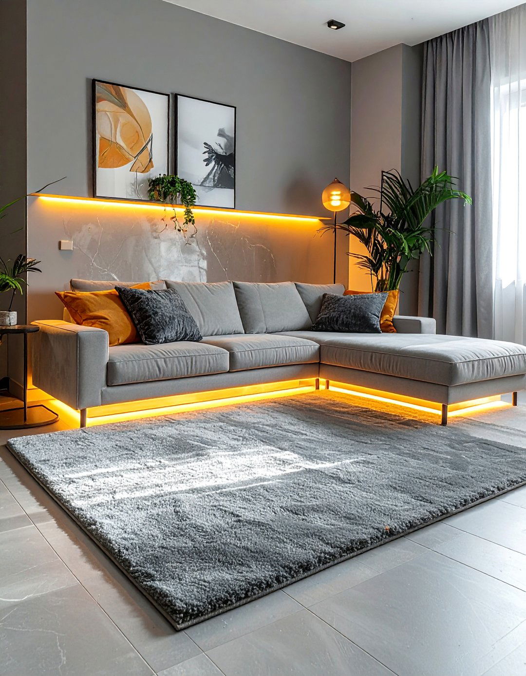 Grey Carpet for a Cozy Modern Living Room - 25 Grey Flooring Living Room Ideas for Modern Homes