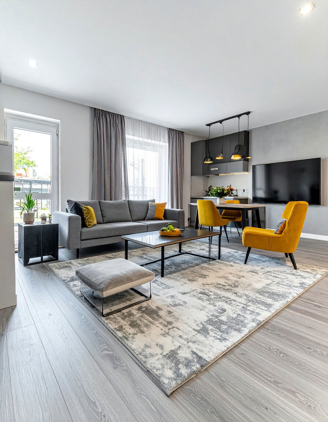 Grey Vinyl Plank Flooring Living Room - 25 Grey Flooring Living Room Ideas for Modern Homes