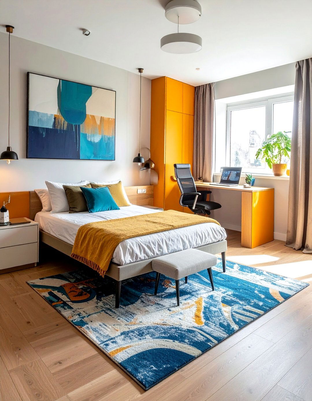 Guest Room Office Combination - 40 Bedroom Office Ideas for a Productive Space