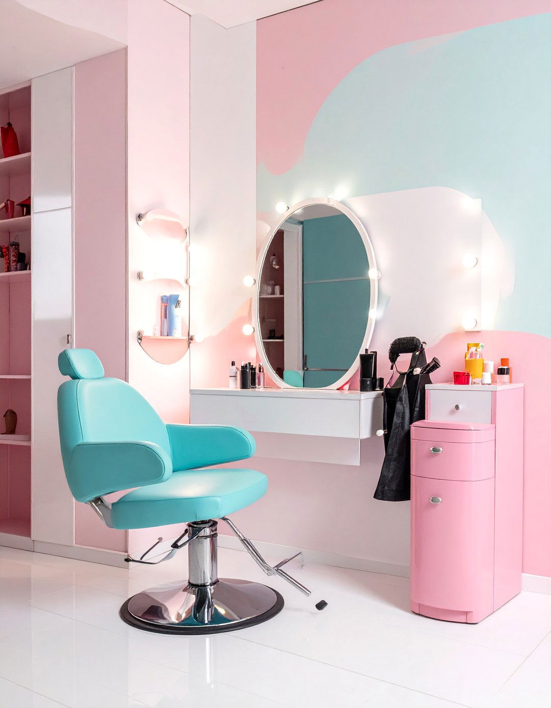 Hair Salon Beauty Shop - 40 Fun and Functional Playroom Ideas for Kids
