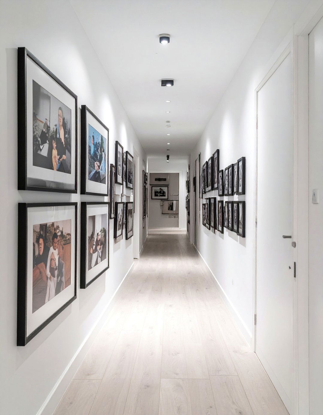 Hallway Gallery Wall - 40 Gallery Wall Ideas to Showcase Your Style
