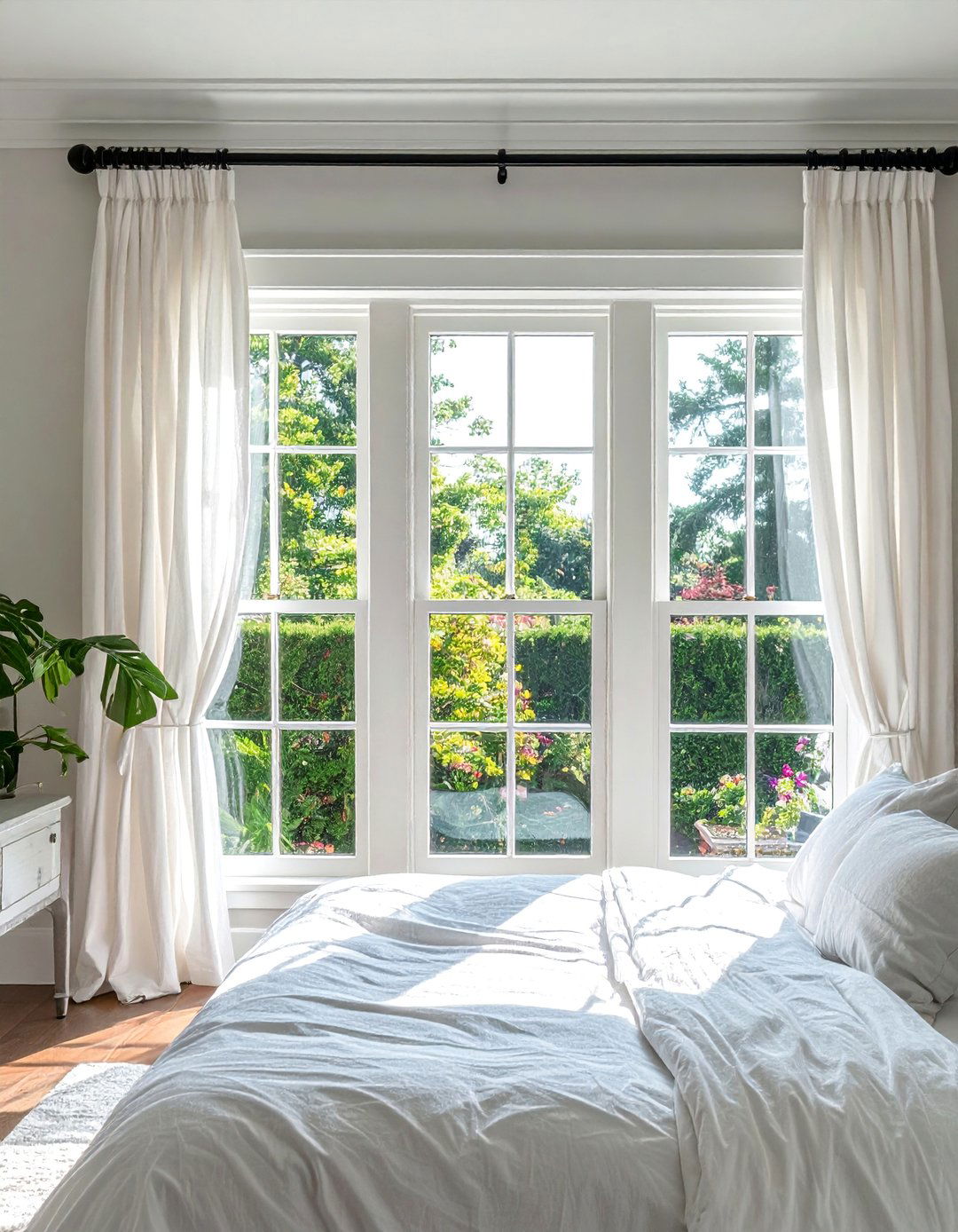 Hamptons Style Elegant Window Treatments - 25 Hamptons Style House Interior Ideas for Elegance