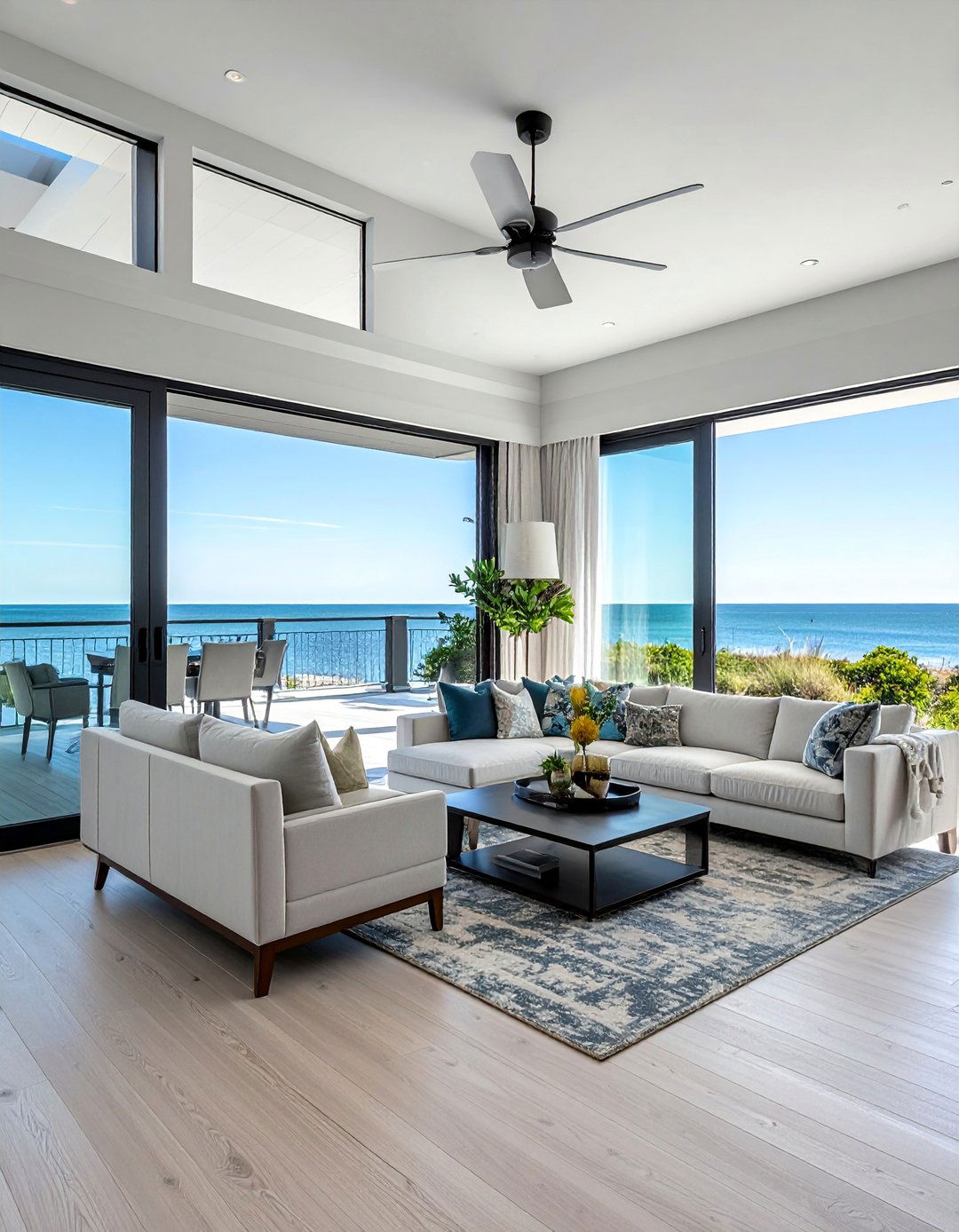 Hamptons Style Indoor Outdoor Flow - 25 Hamptons Style House Interior Ideas for Elegance