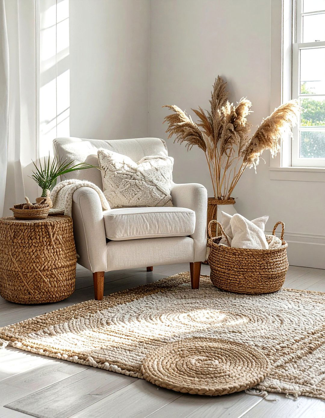 Hamptons Style Layered Textures - 25 Hamptons Style House Interior Ideas for Elegance