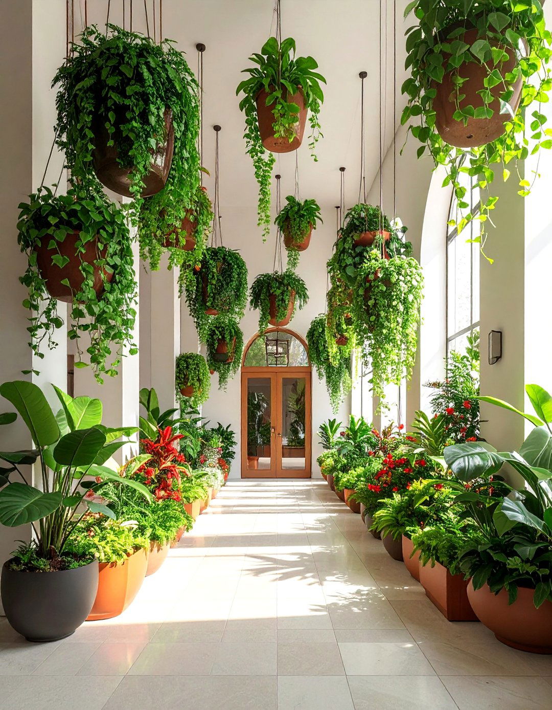 Hanging Plant Garden - 50 Foyer Decor Ideas to Make a Grand First Impression