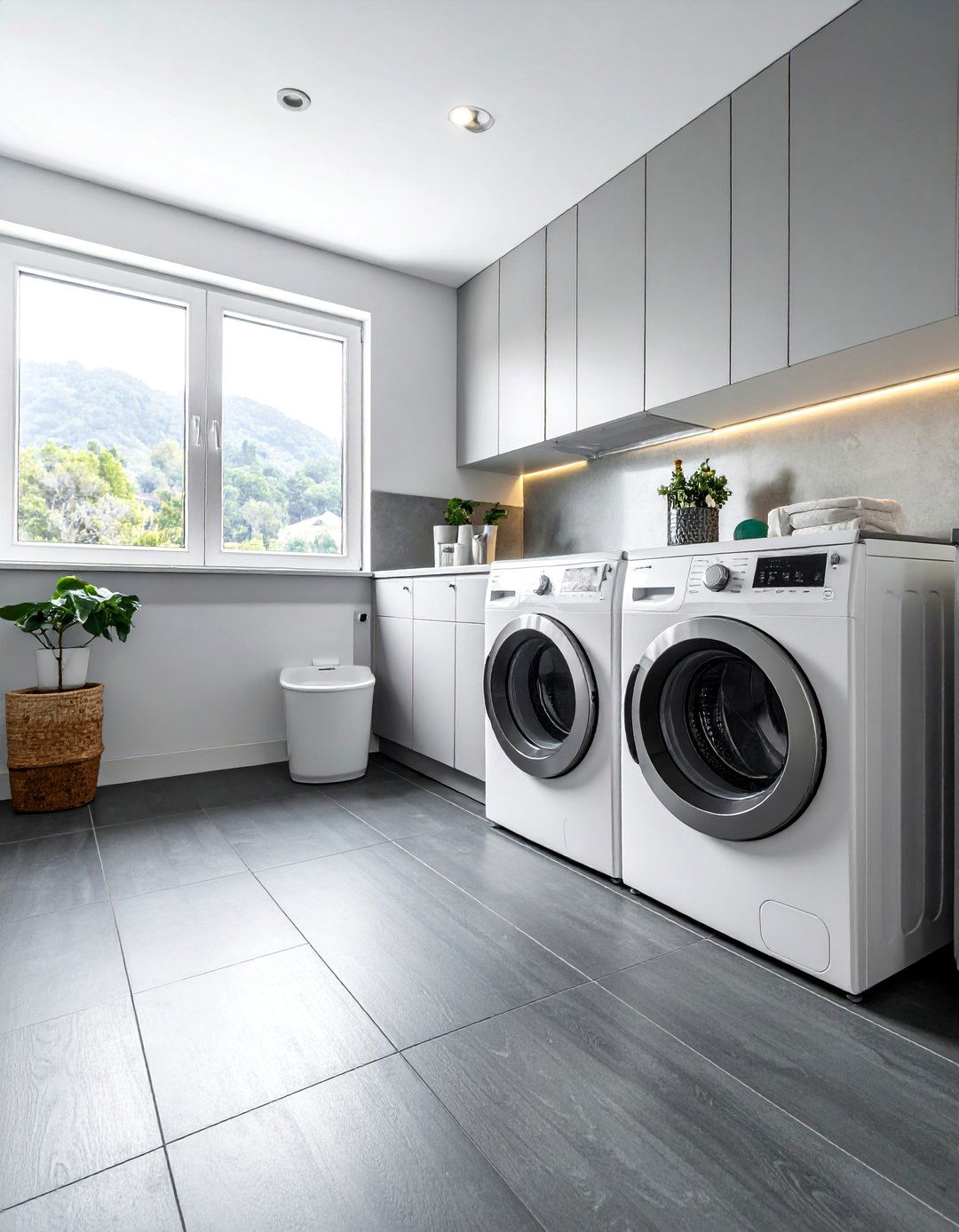 Heated Flooring for Ultimate Comfort - 30 Luxury Modern Laundry Room Ideas for Stylish Homes