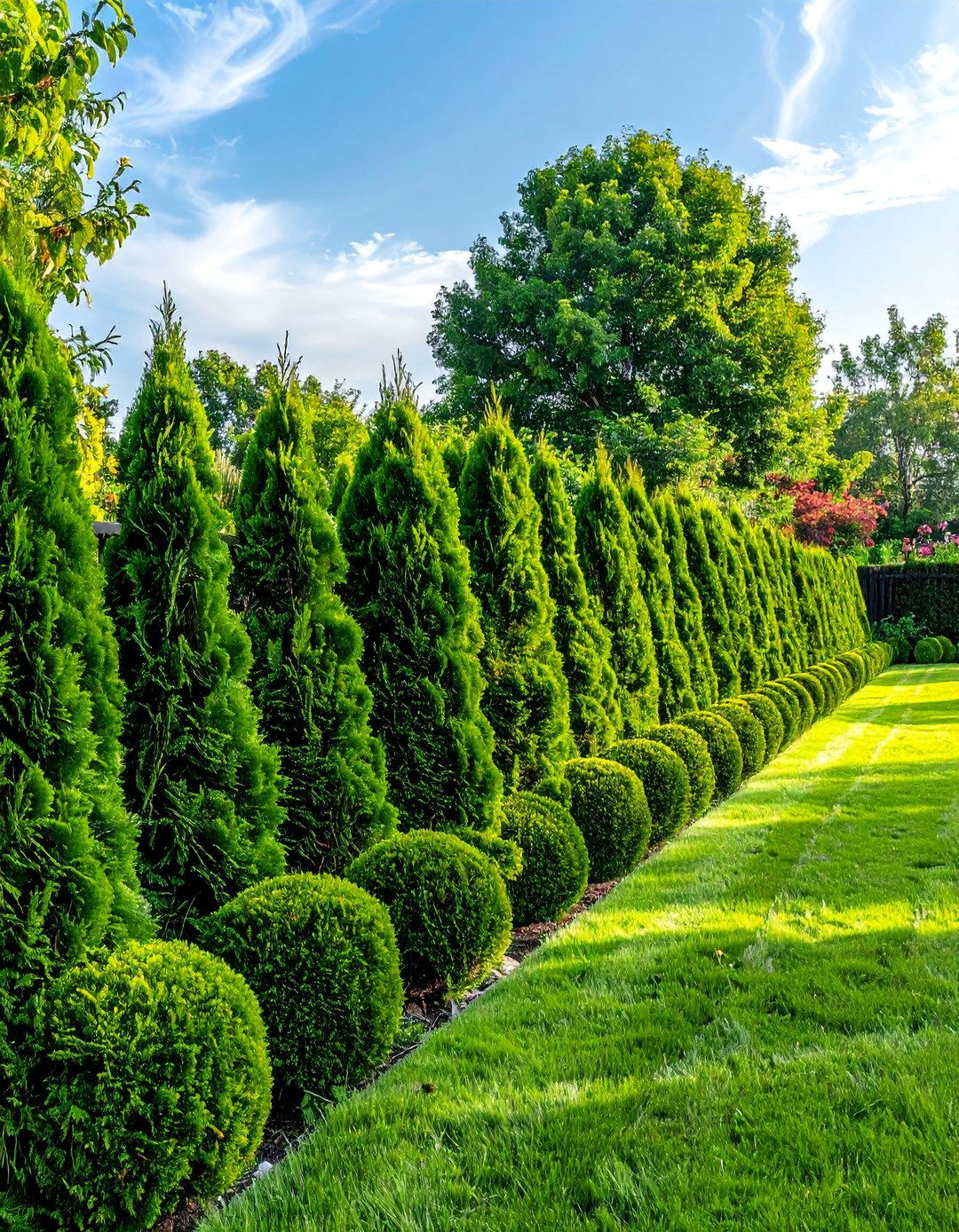 Hedge and Shrubbery Garden Fence - 40 Garden Fence Ideas to Enhance Your Outdoor Space
