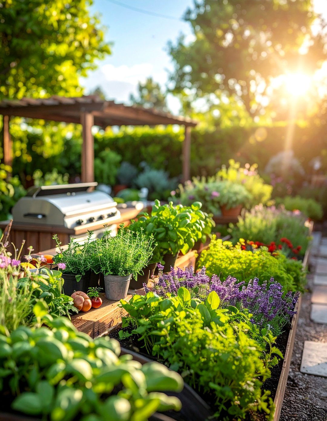 Herb Garden Cooking Party - 30 Garden Party Ideas for a Memorable Outdoor Event