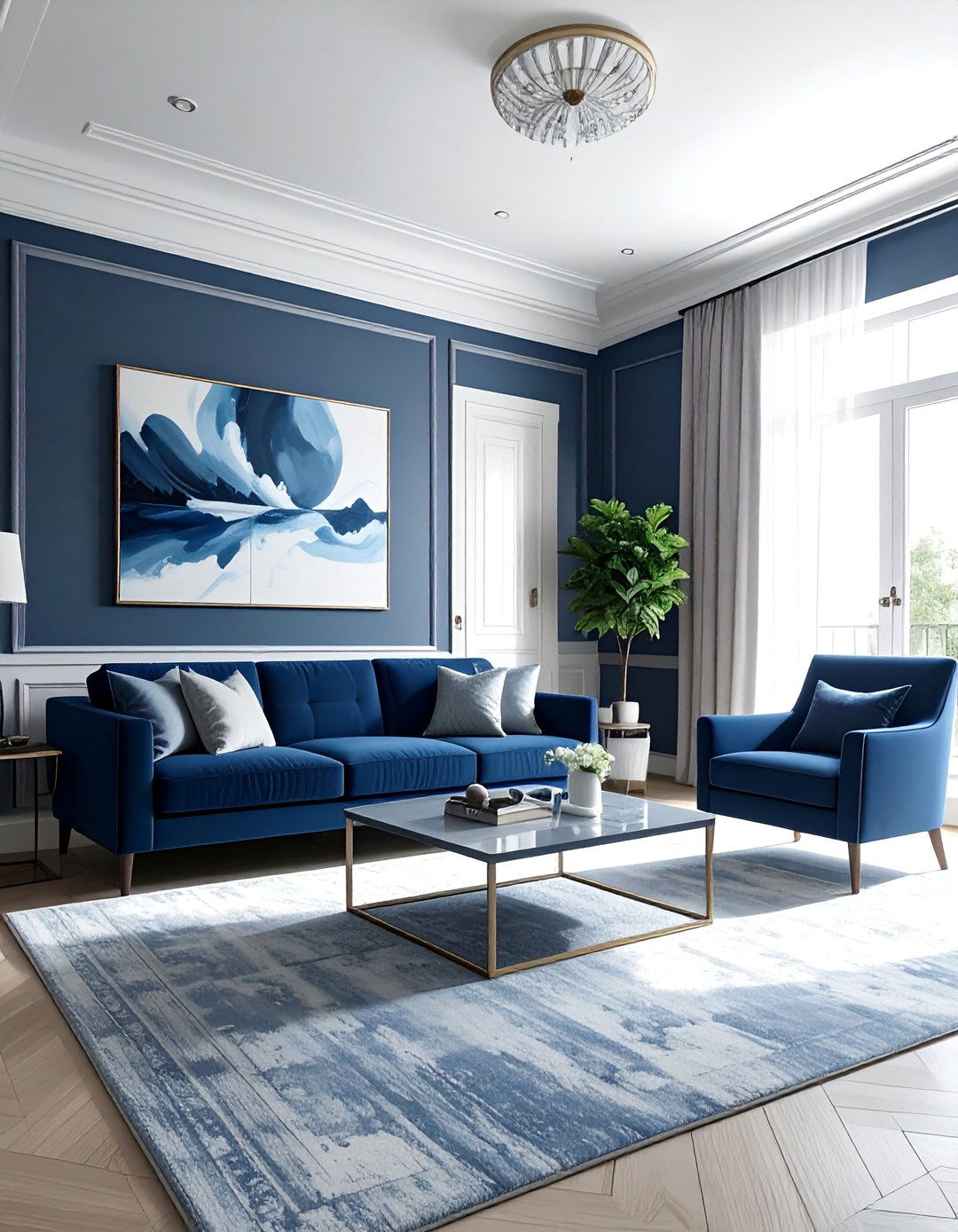 High Contrast Monochromatic Living Room - 25 Monochromatic Living Room Ideas for a Cohesive Look