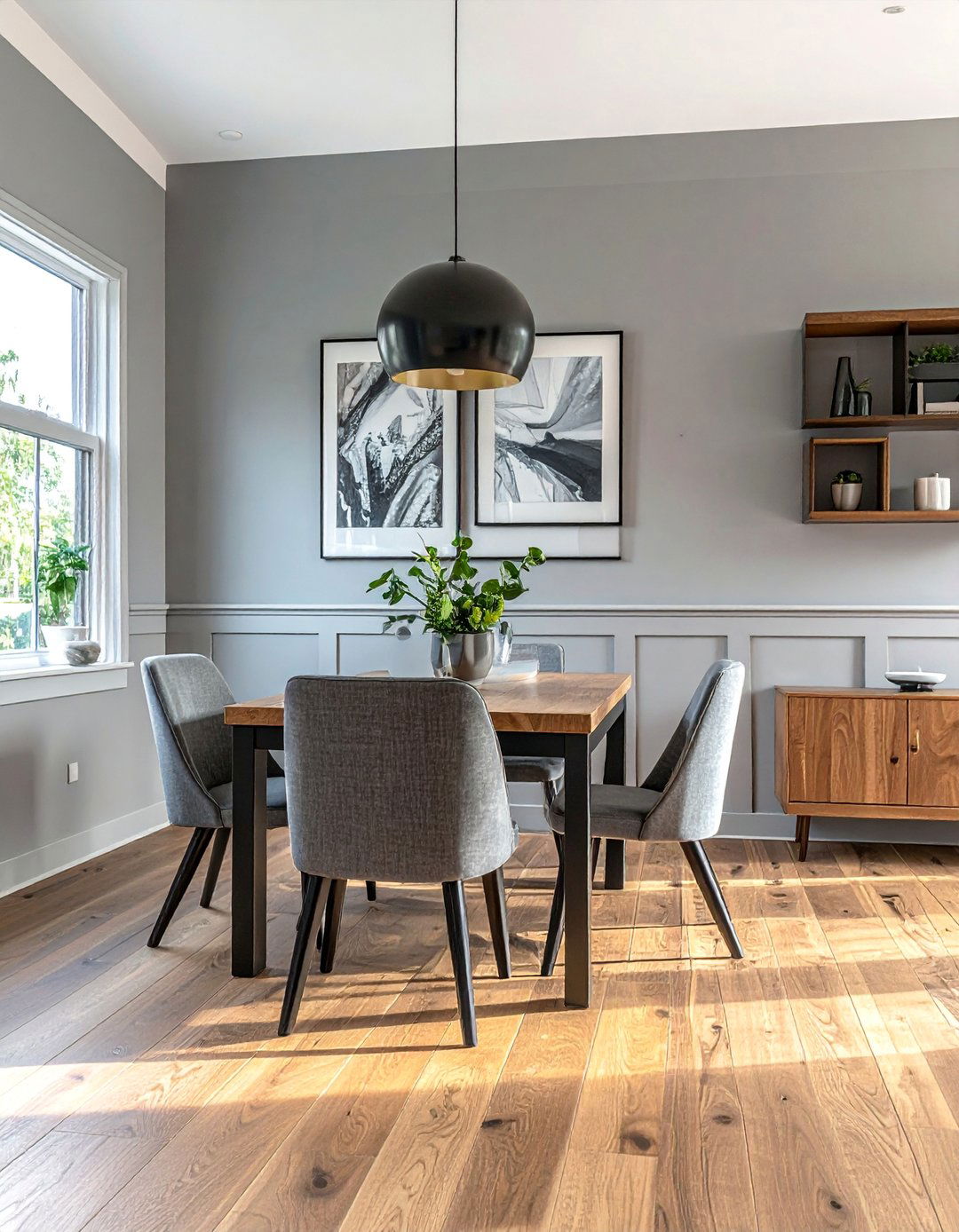 Horizontal Plank Wainscoting - 25 Dining Room Wall Paneling Ideas to Elevate Your Space