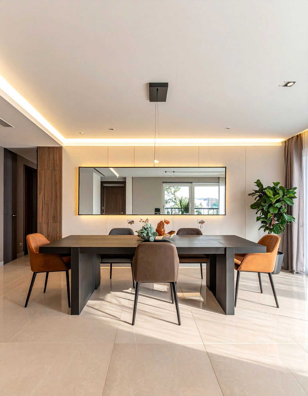 Horizontal Rectangular Dining Room Mirror - 25 Dining Room Mirror Ideas to Reflect Your Style