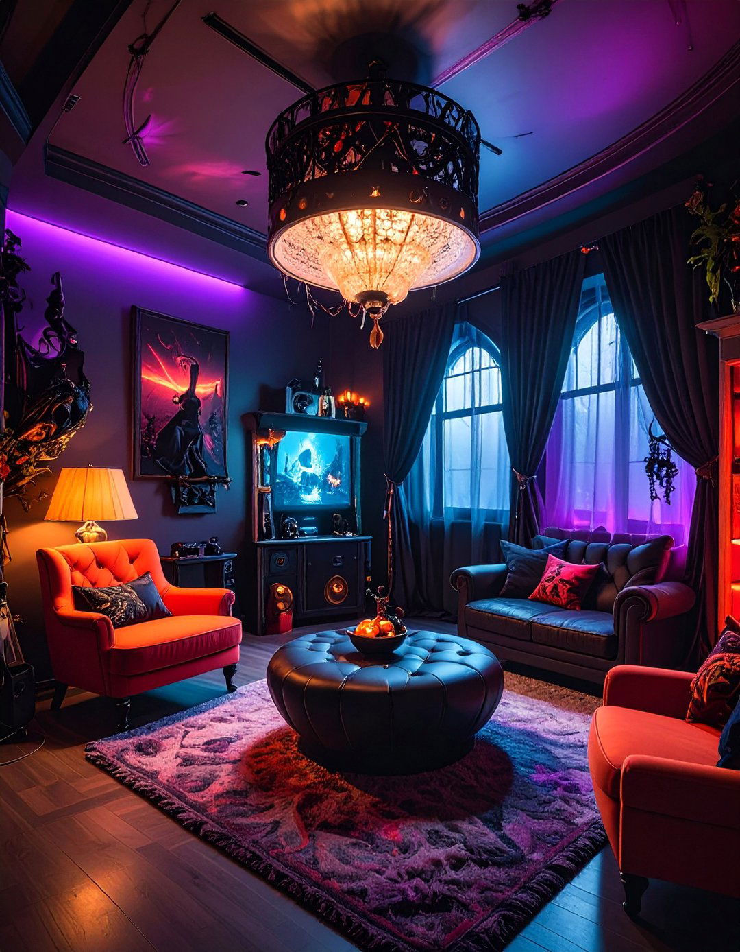 Horror Gaming Dungeon - 30 Retro Game Room Ideas for a Fun and Nostalgic Space