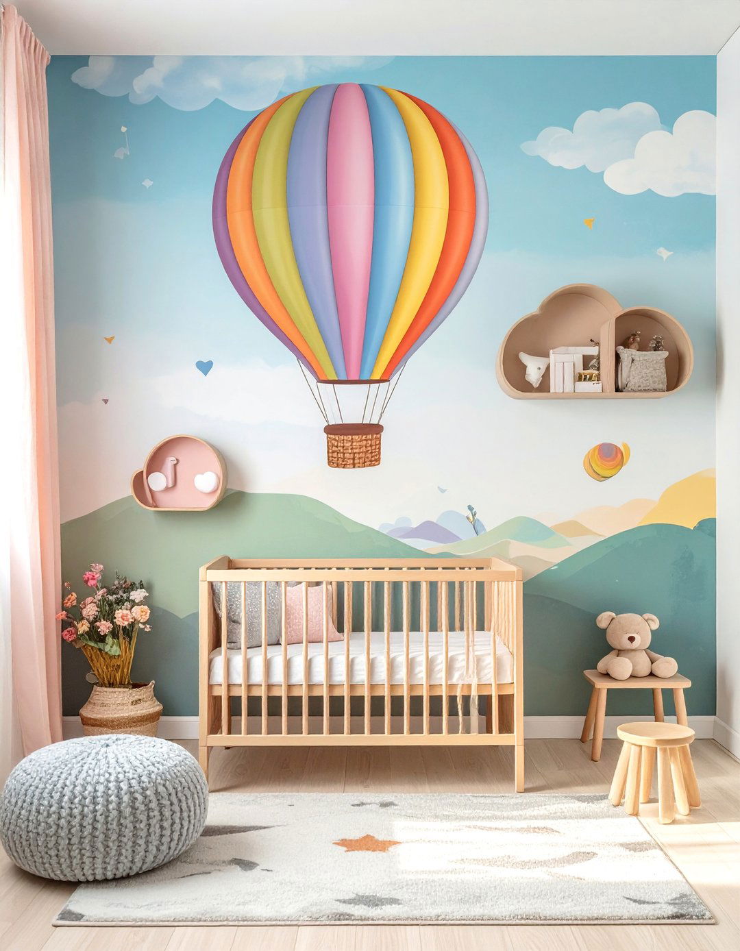 Hot Air Balloon Adventure Nursery - 40 Adorable Nursery Ideas for Your Baby's Room