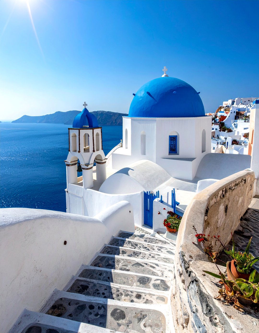 Iconic Blue Domed Roofs - 20 Greek Style Home Ideas for a Mediterranean Vibe