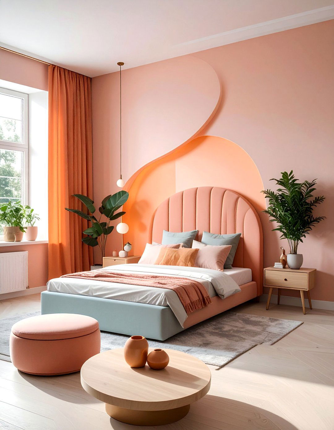 Incorporating Rounded Shapes and Soft Edges - 40 Cozy Bedroom Ideas for a Relaxing Retreat