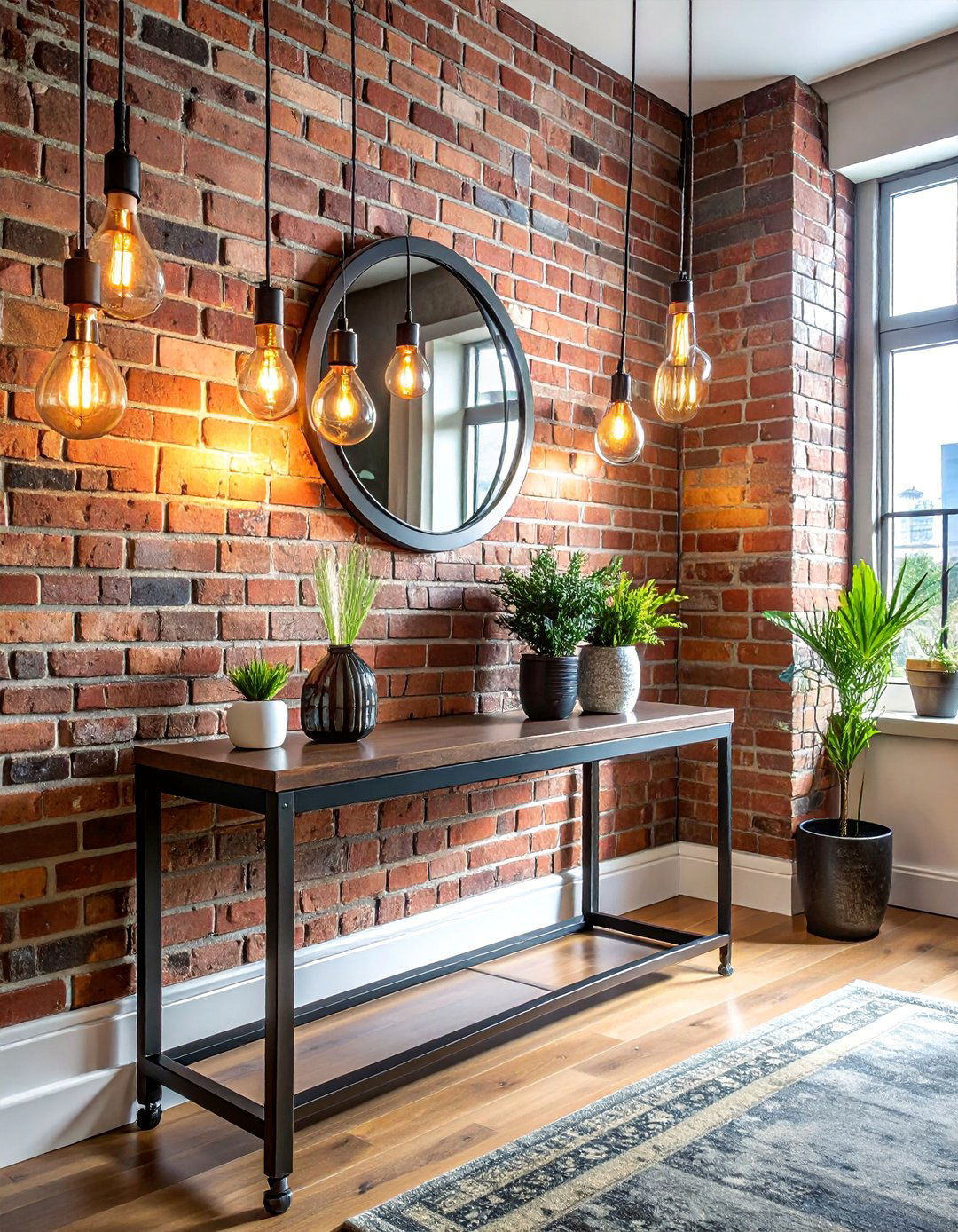 Industrial Modern Edge - 50 Foyer Decor Ideas to Make a Grand First Impression