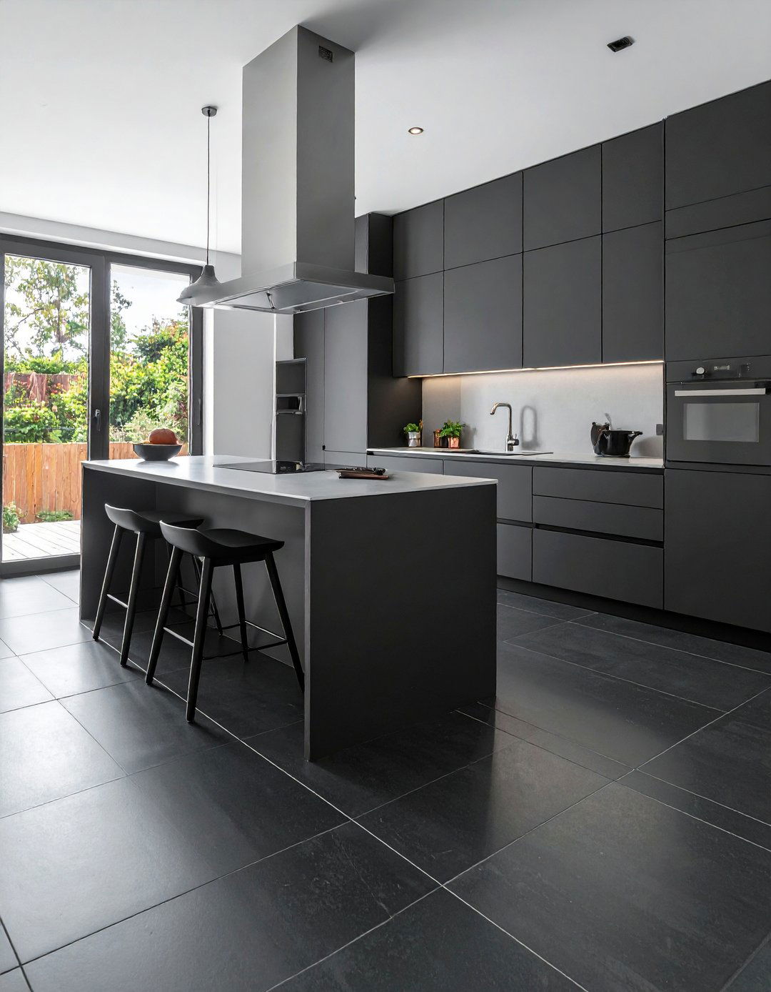 Industrial Style Black Home with Reclaimed Cedar - 20 Black House with Cedar Accents Design Ideas