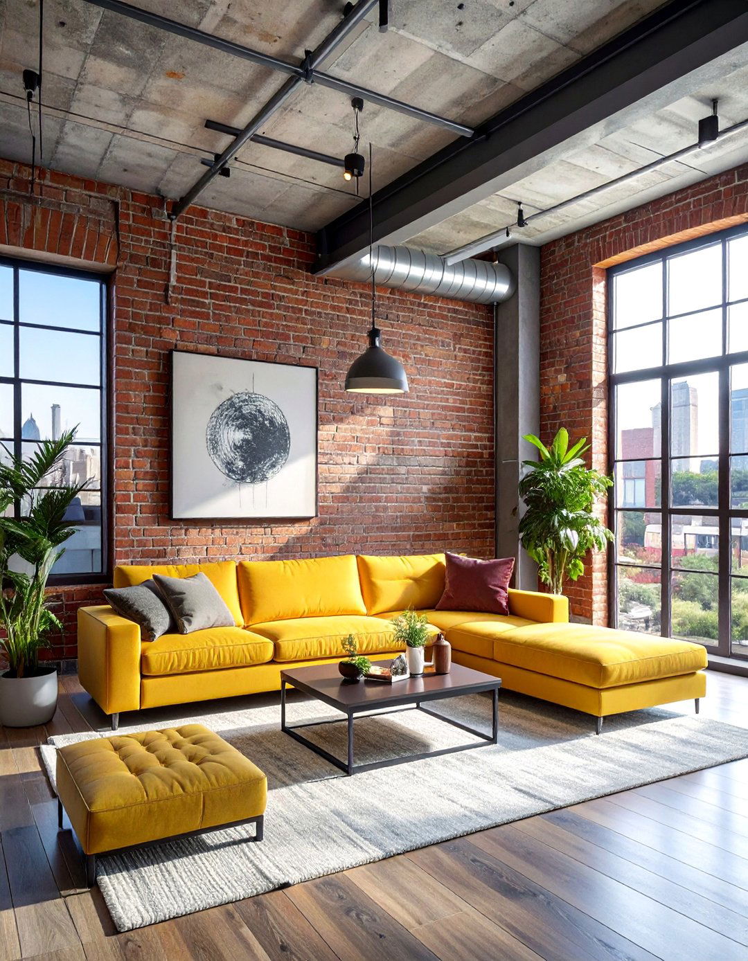 Industrial Style Exposed Brick Accent Wall - 20 Brick Accent Wall Ideas for Modern Home Design