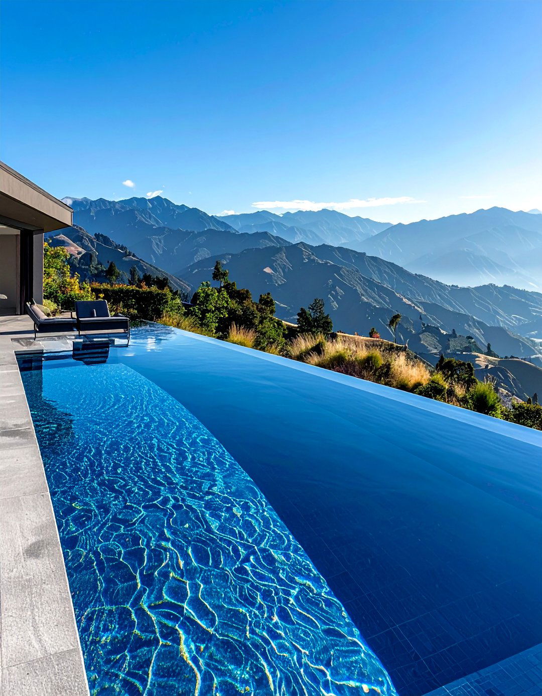 Infinity Edge Pool with Panoramic Views - 30 Luxury Swimming Pool Design Ideas for Your Backyard