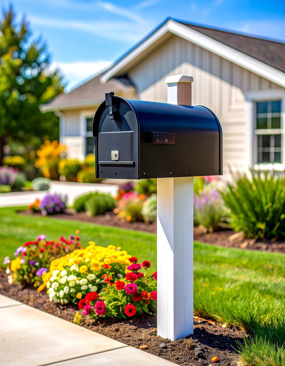 Install a New Mailbox and Post for Your Ranch Home - 40 Curb Appeal Inspiration Ideas for Ranch Homes