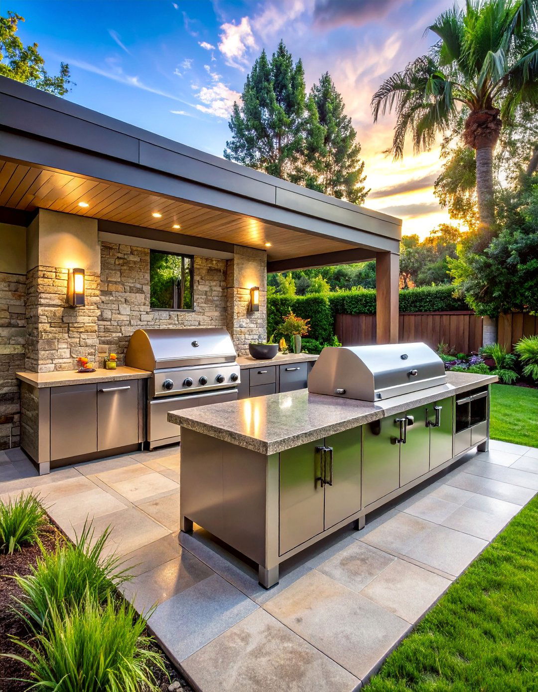 Install an Outdoor Kitchen - 30 Exterior Home Remodeling and Renovation Ideas