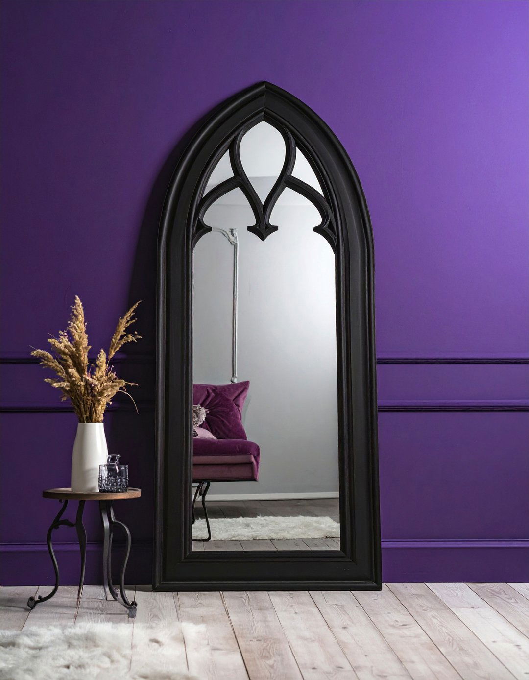 Installing Ornate Gothic Inspired Mirrors - 30 Whimsigoth Decor Ideas to Enchant Your Space