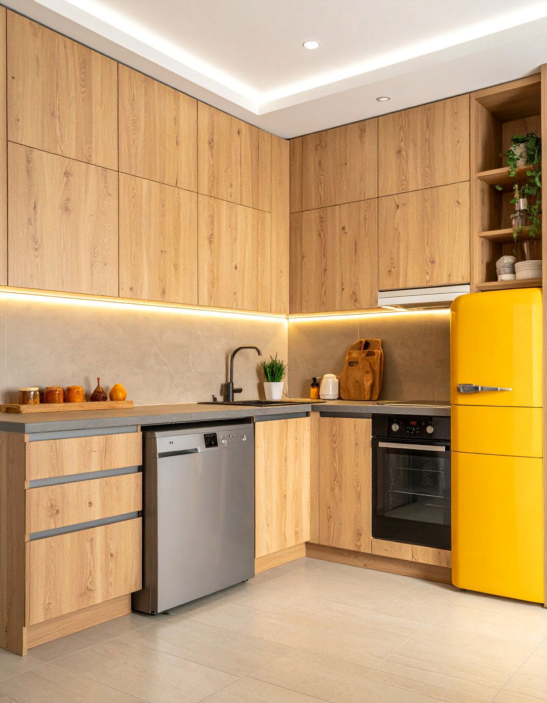 Integrated Appliance Panels for a Seamless Look - 40 Kitchen Decor Ideas to Refresh Your Cooking Space