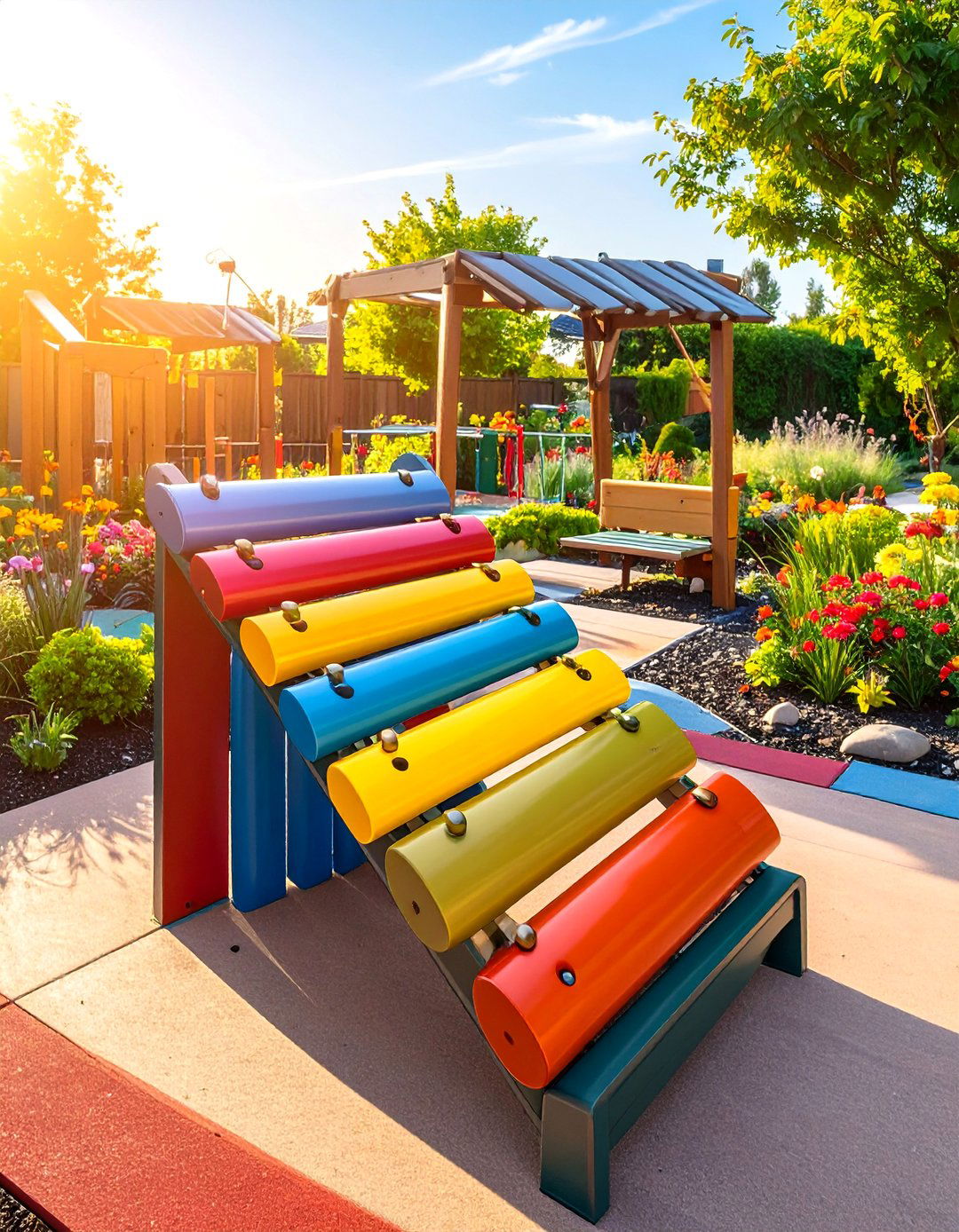 Interactive Musical Instruments Sensory Garden - 25 Sensory Garden Ideas to Stimulate the Senses