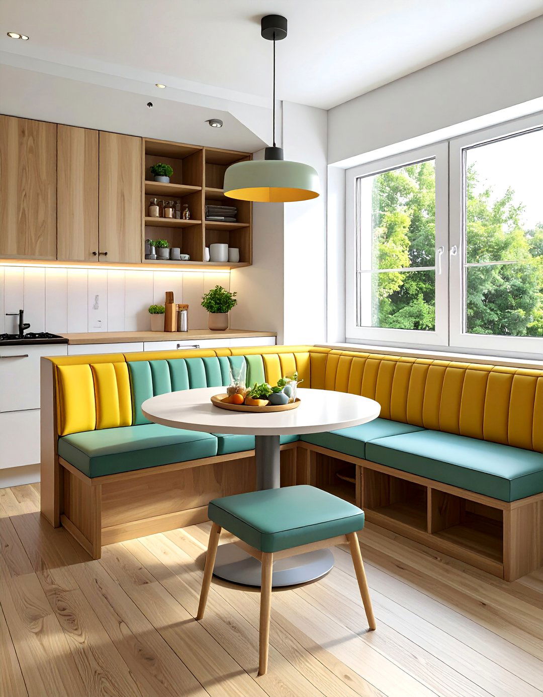 Kitchen Breakfast Banquette - 40 Window Seat Ideas for a Cozy and Functional Space