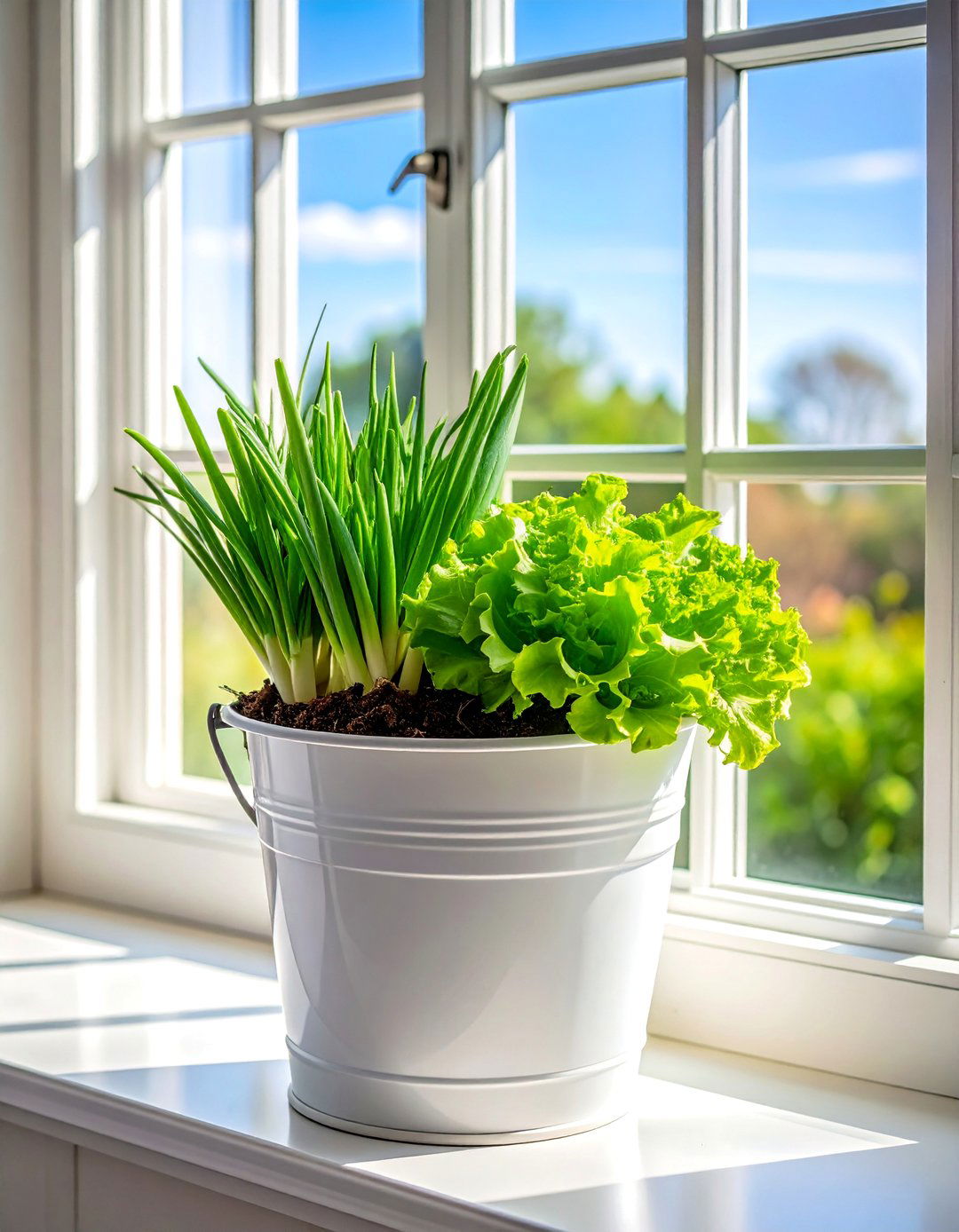 Kitchen Scrap Regrowth Bucket - 20 Bucket Garden Ideas for Creative Small Spaces