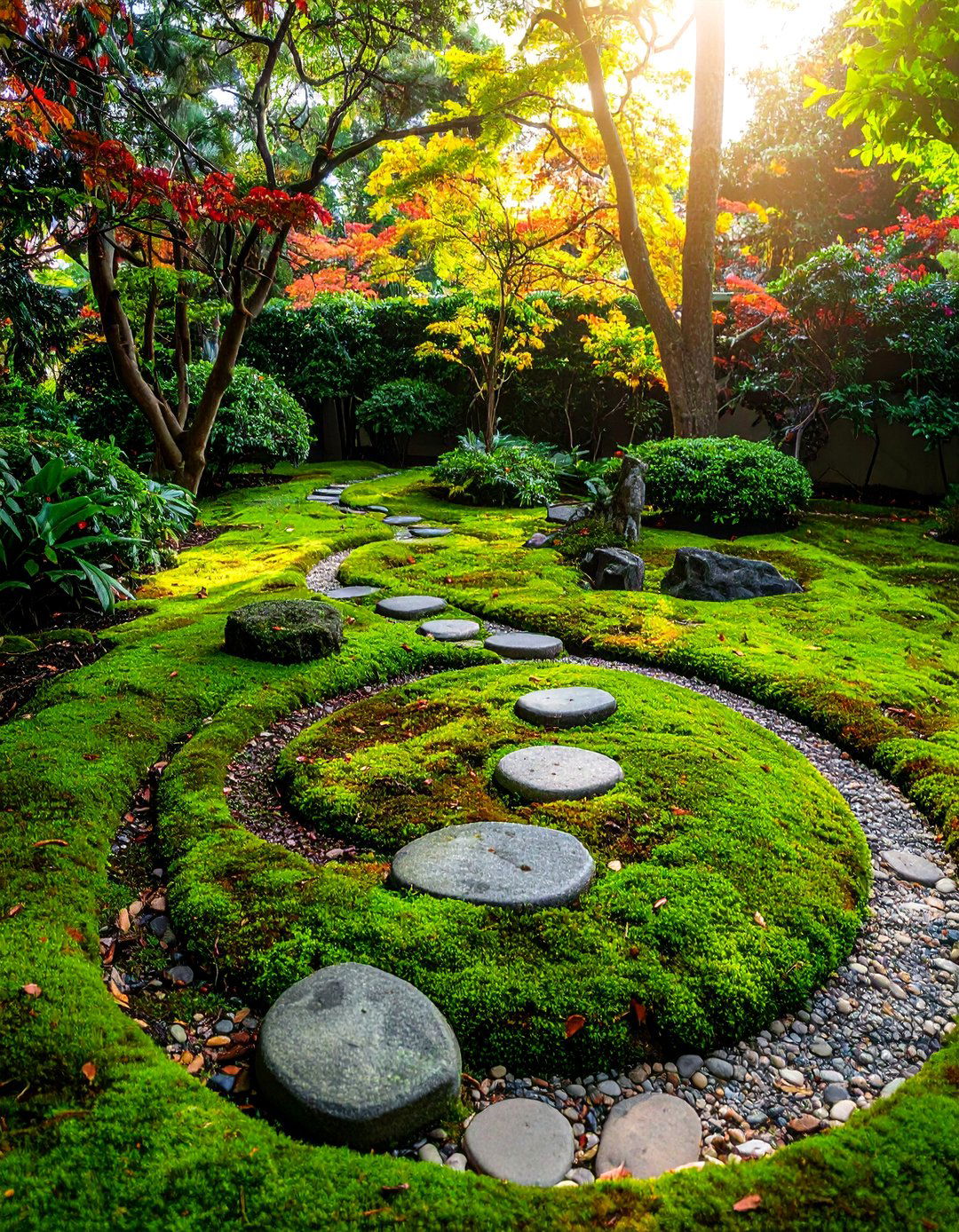Labyrinth Meditation Garden Path - 30 Garden Path Ideas to Enhance Your Outdoor Space