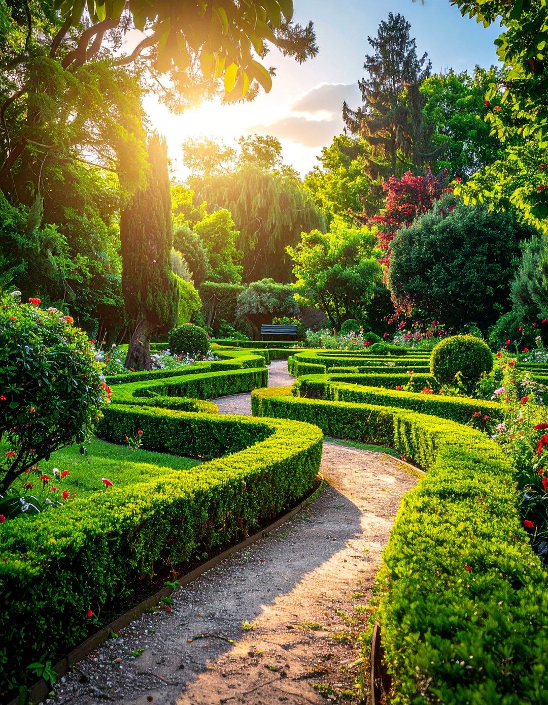 Labyrinth or Maze Parterre Garden - 25 Parterre Garden Ideas for Elegant Landscaping