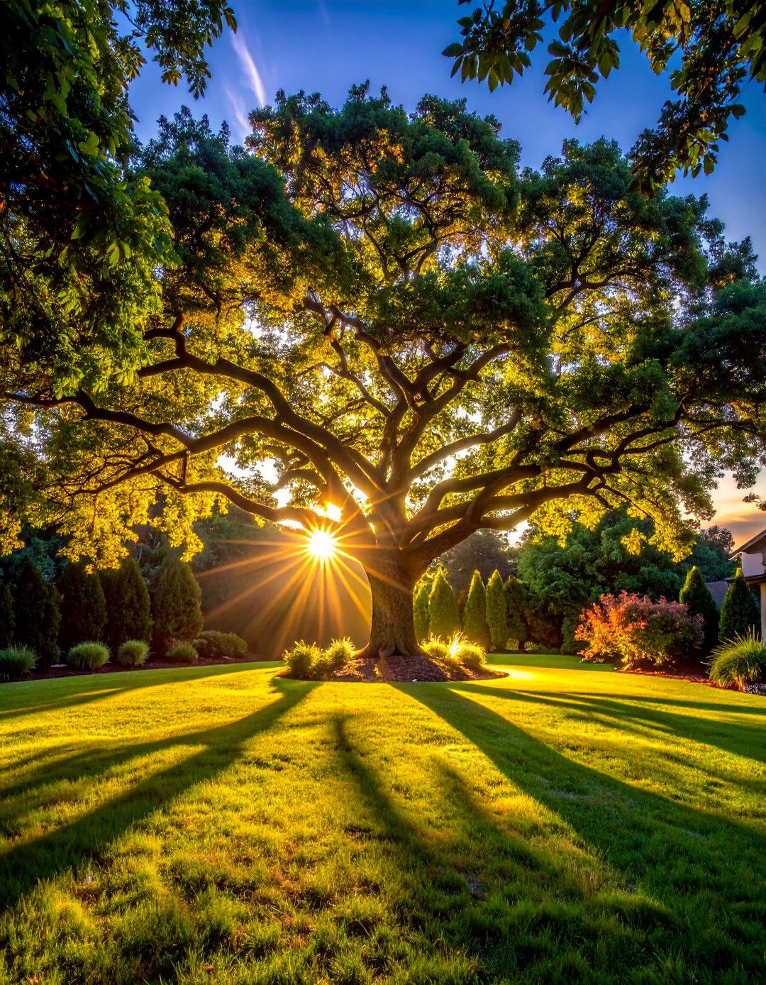 Landscape Tree Uplighting - 40 Backyard Lighting Ideas to Illuminate Your Space