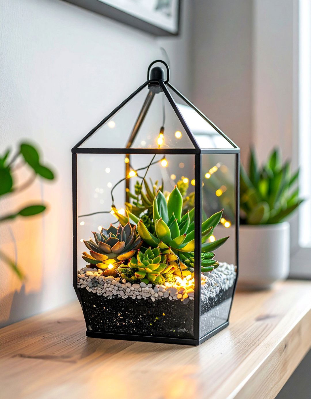 Lantern Terrarium - 40 Terrarium Ideas to Bring Nature Indoors