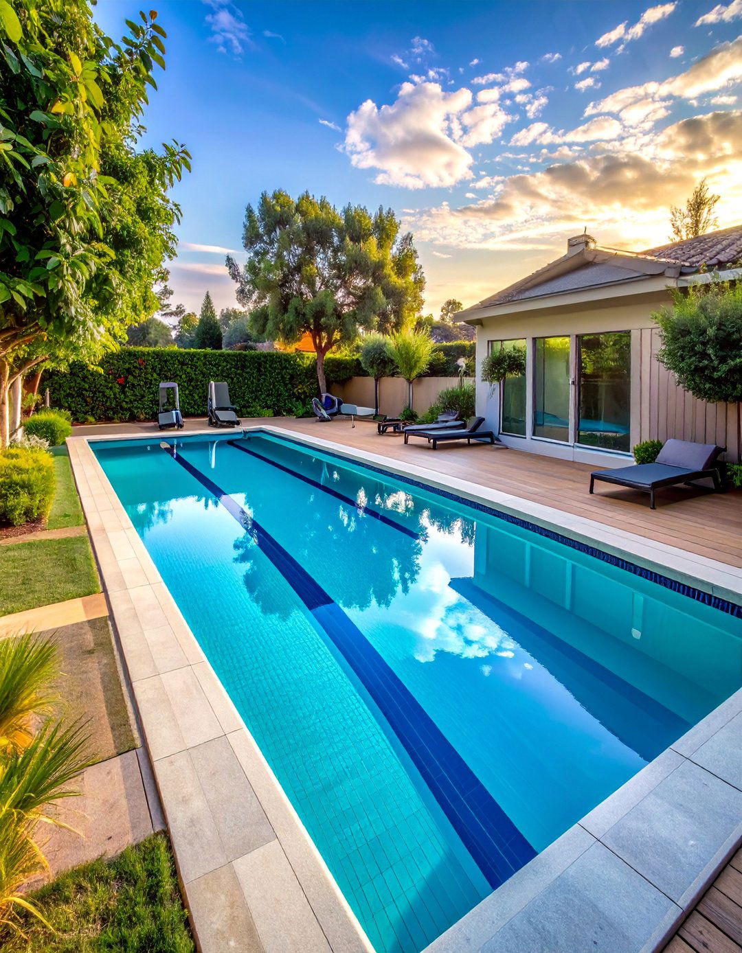 Lap Pool for Fitness and Recreation - 30 Luxury Swimming Pool Design Ideas for Your Backyard