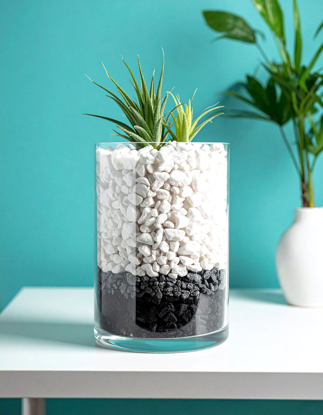 Layered Rock Terrarium - 40 Terrarium Ideas to Bring Nature Indoors
