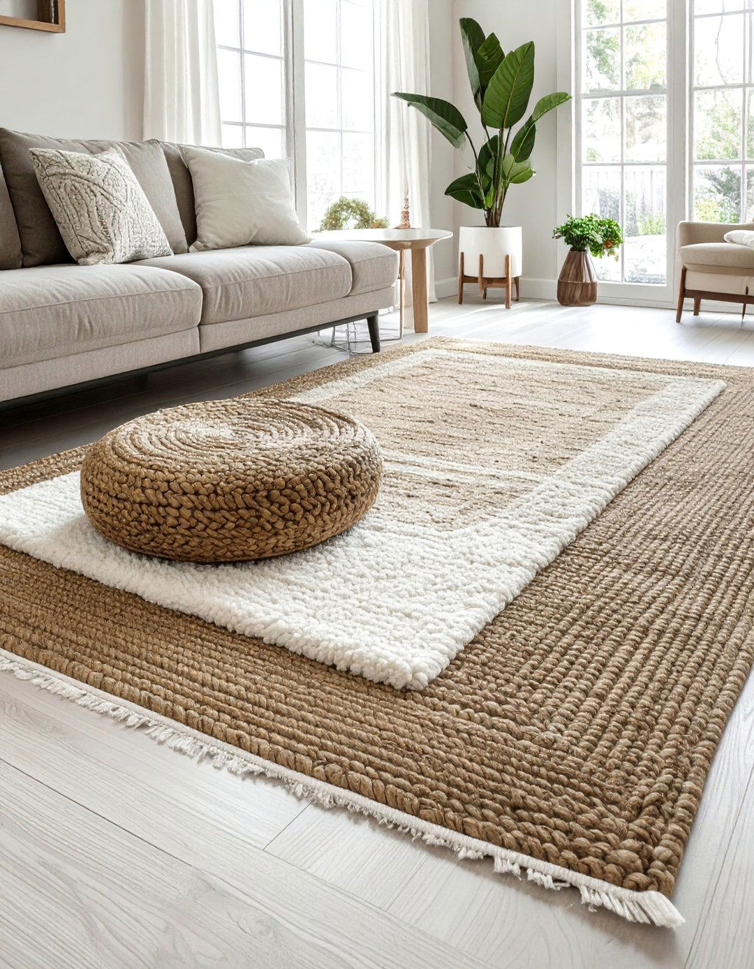 Layering Rugs for Textural Depth - 40 Transitional Living Room Ideas for Modern Homes