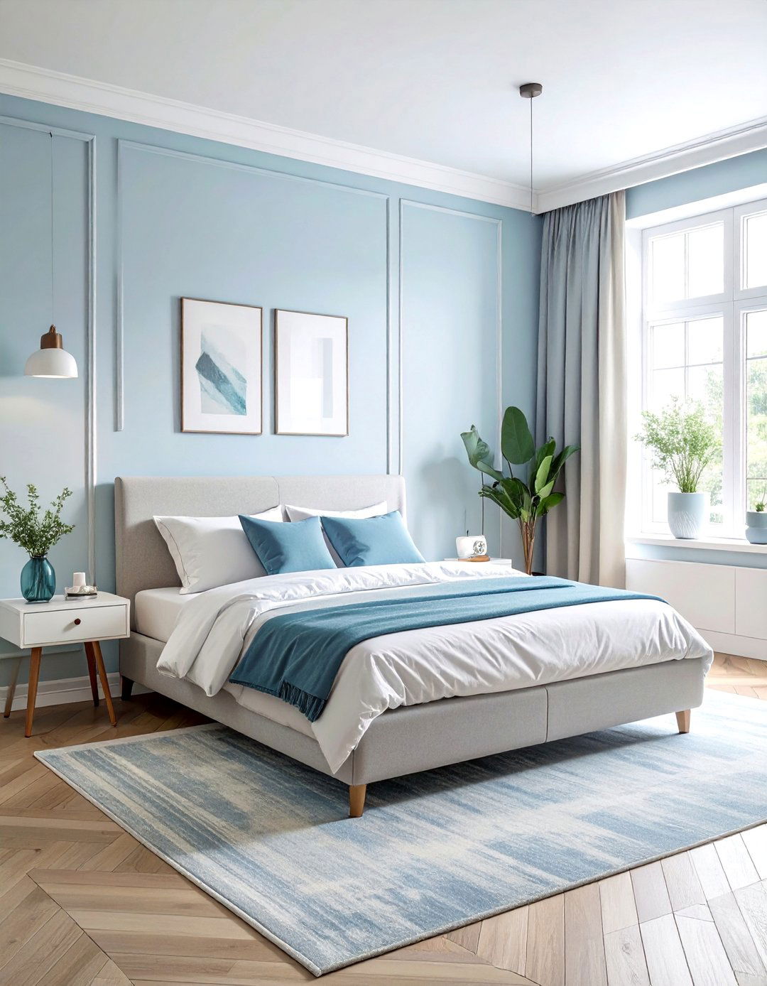 Light Color Schemes - 25 Small Guest Bedroom Ideas for Cozy Comfort