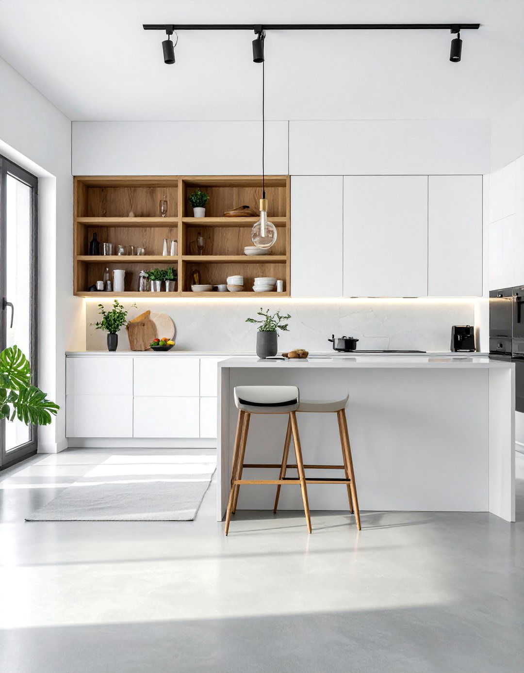 Light Gray Stained Concrete Floors - 25 Stained Concrete Floors for Modern Interiors