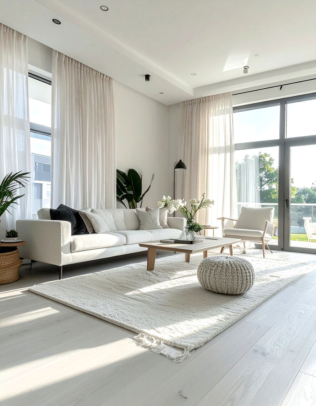 Light Grey Wood Flooring Living Room - 25 Grey Flooring Living Room Ideas for Modern Homes